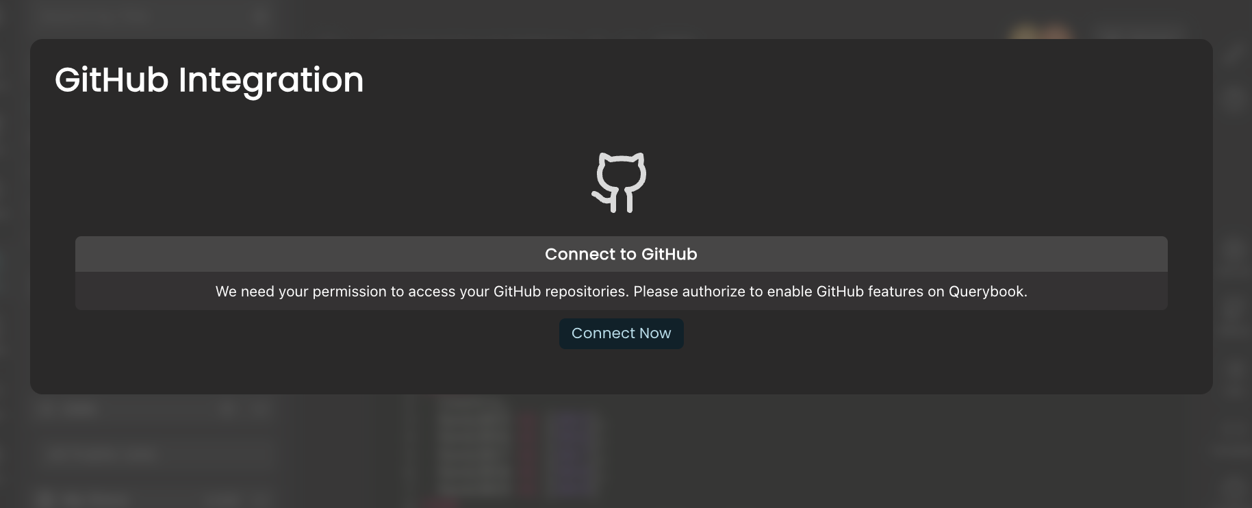 Connect GitHub