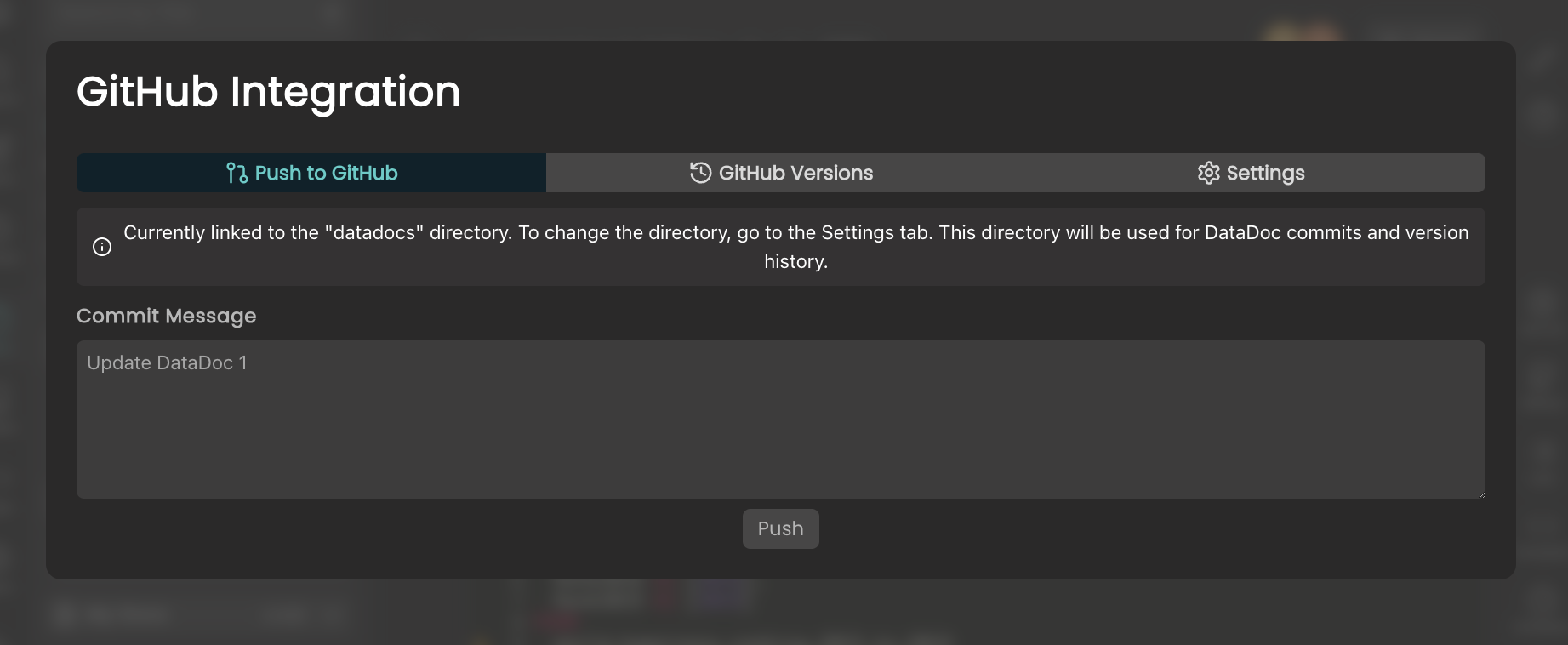 GitHub Push